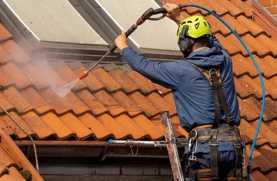 Démoussage et hydrofuge de toiture à Dounoux